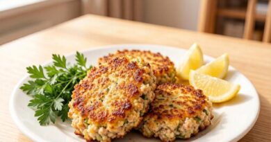Тарелочка вкуснейших котлет из кабачка, картофеля и куриного филе